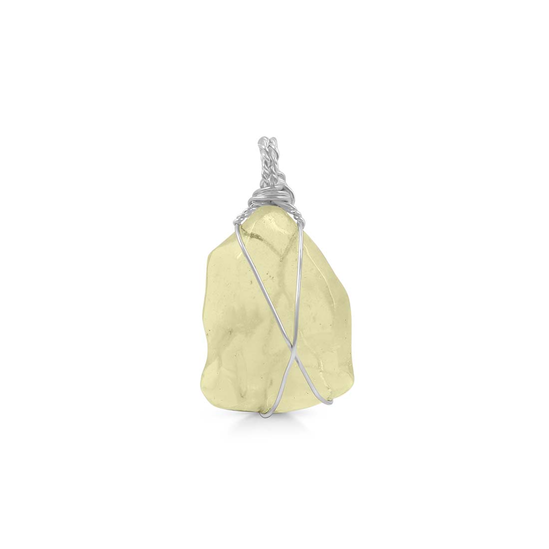 Libyan Desert Glass Pendant-(LDG-P-33.)