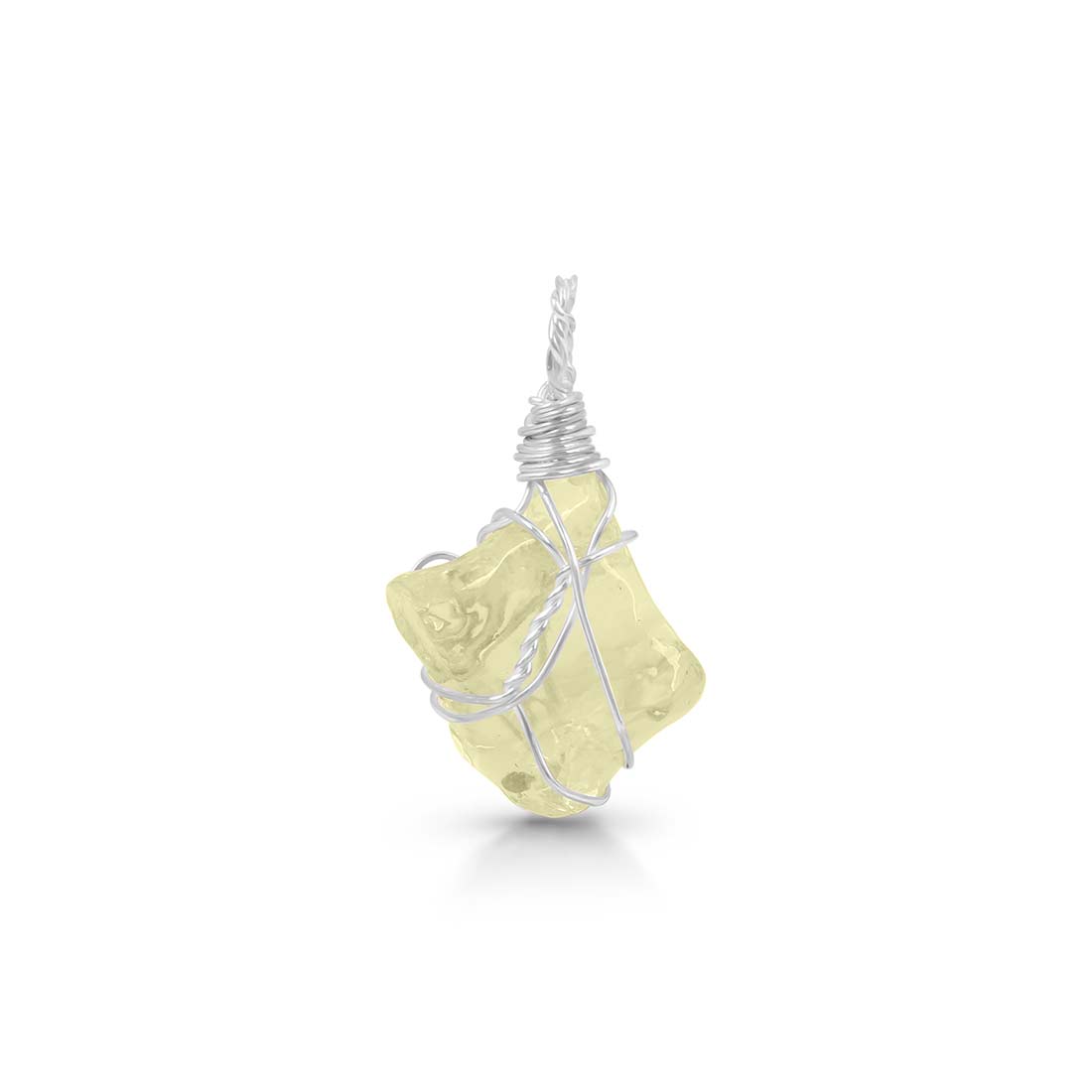 Libyan Desert Glass Pendant-(LDG-P-34.)