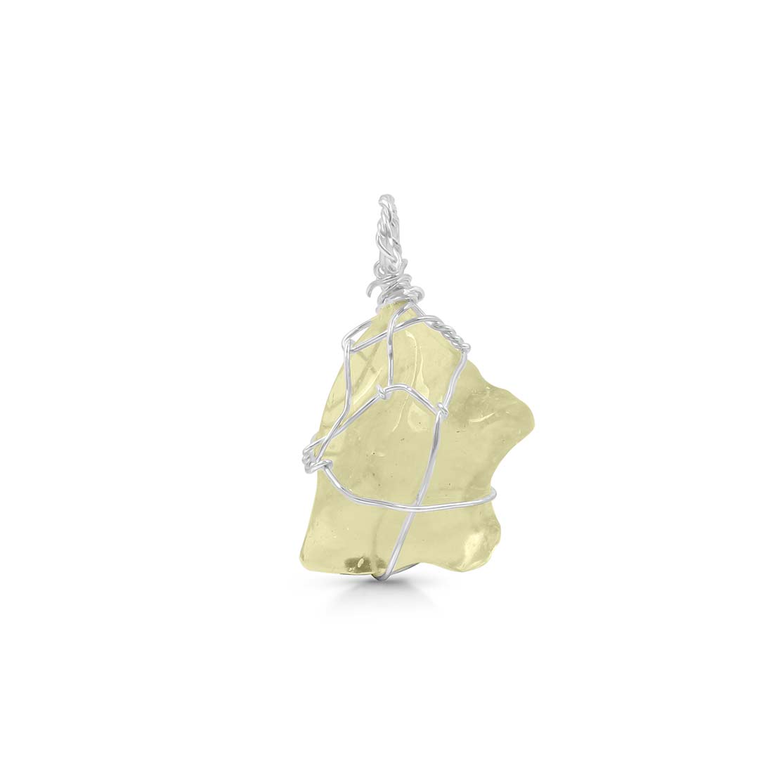 Libyan Desert Glass Pendant-(LDG-P-35.)