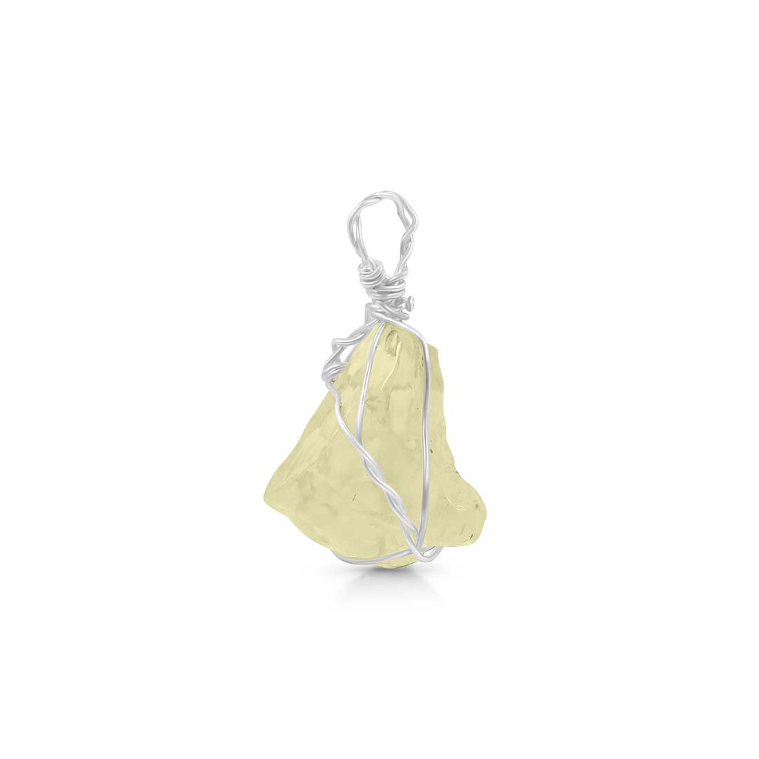 Libyan Desert Glass Pendant-(LDG-P-37.)