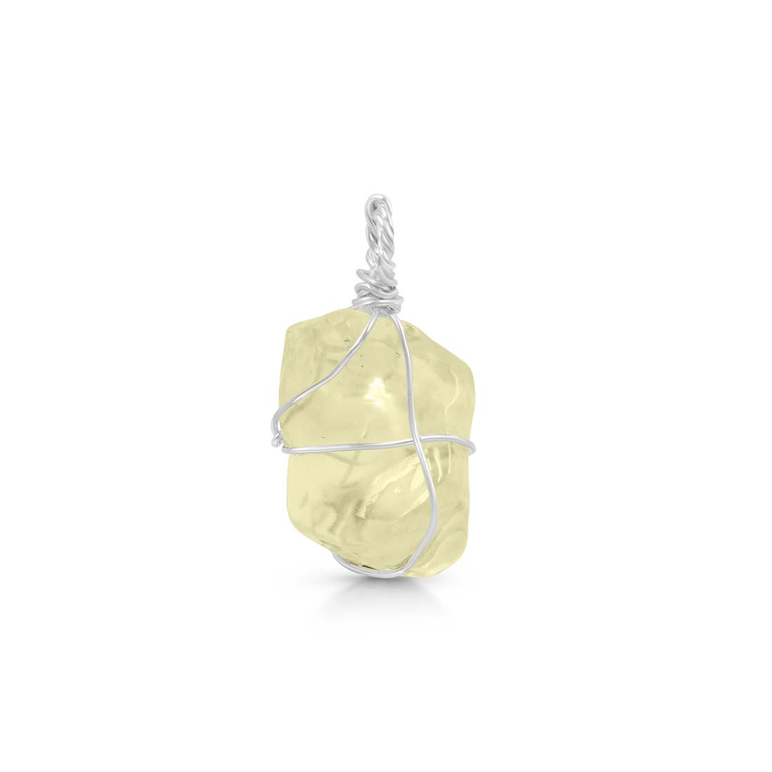 Libyan Desert Glass Pendant-(LDG-P-38.)