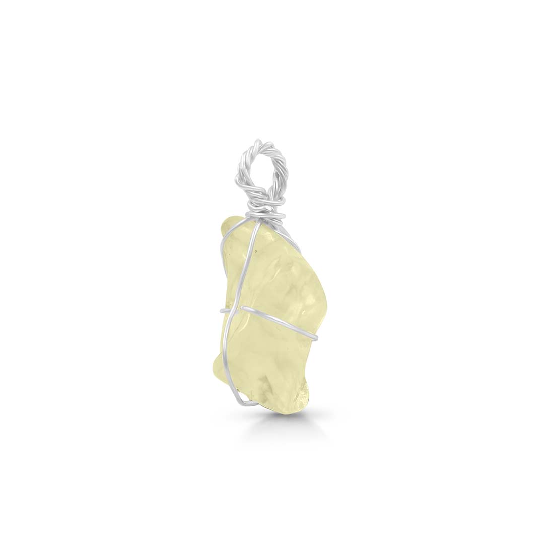 Libyan Desert Glass Pendant-(LDG-P-38.)