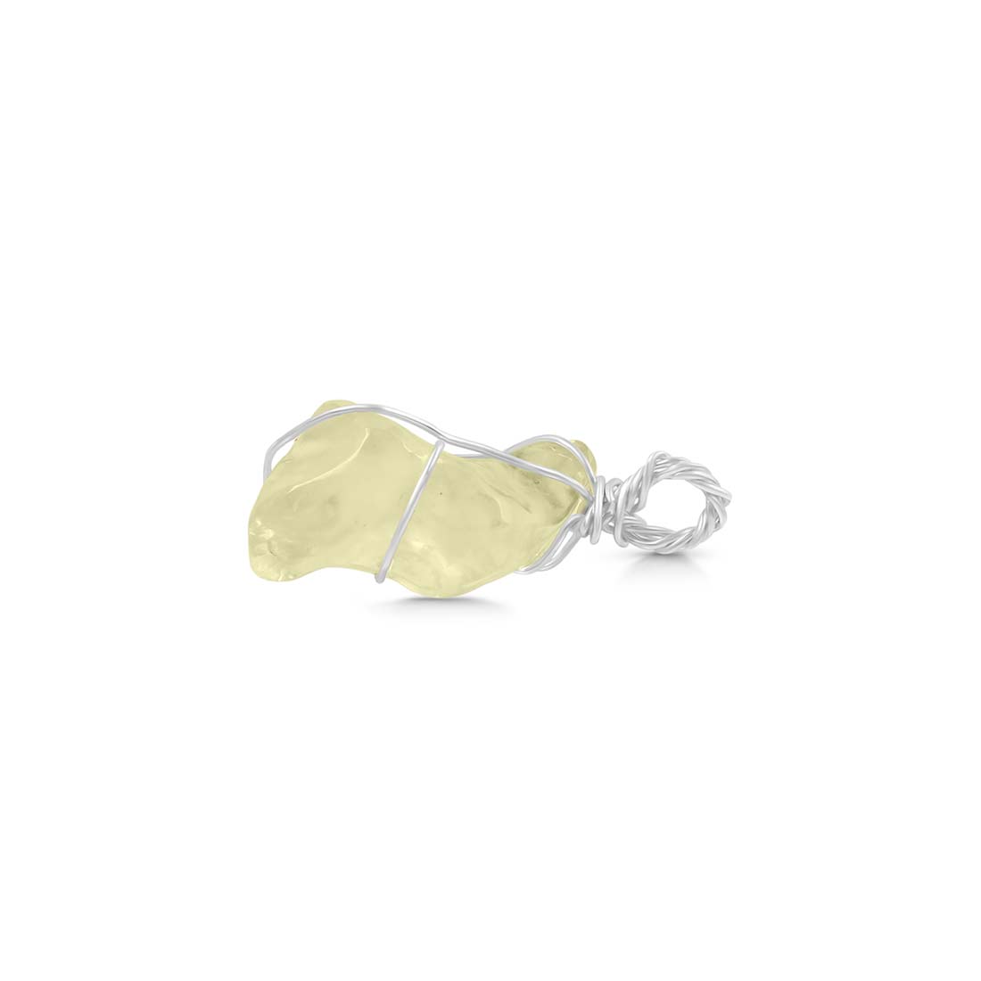 Libyan Desert Glass Pendant-(LDG-P-38.)