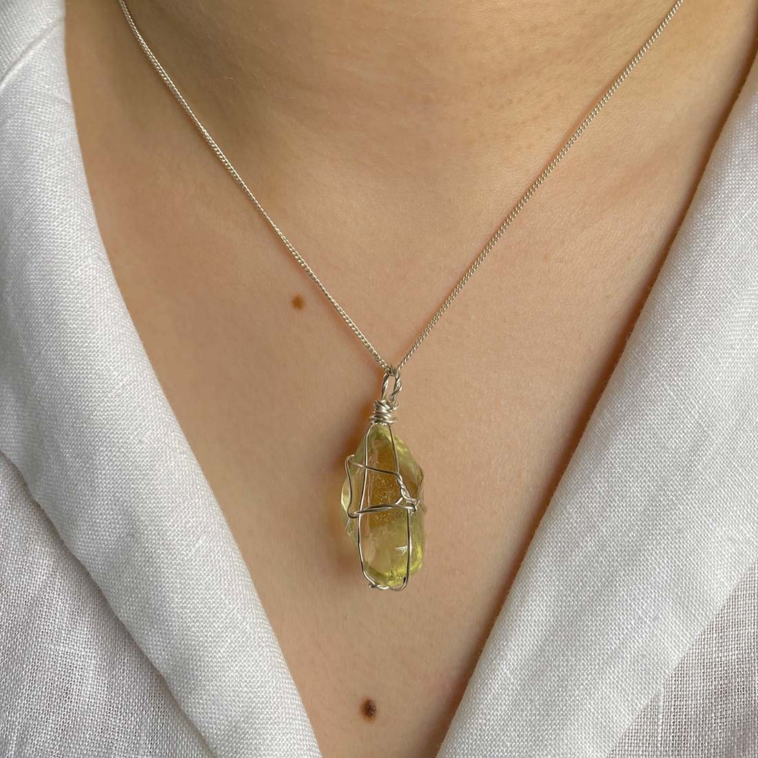 Libyan Desert Glass Pendant-(LDG-P-5.)