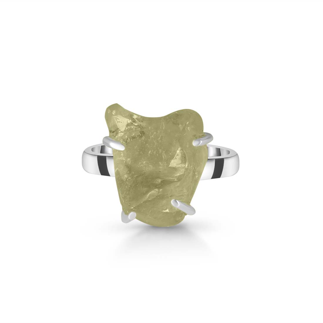 Libyan Desert Glass Ring-(LDG-R-10.)