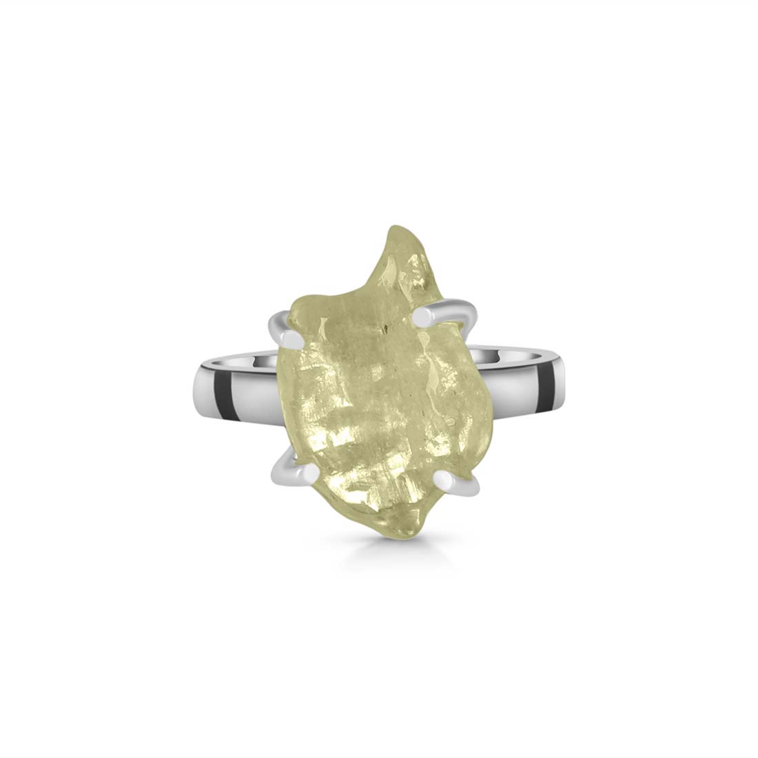 Libyan Desert Glass Ring-(LDG-R-6.)