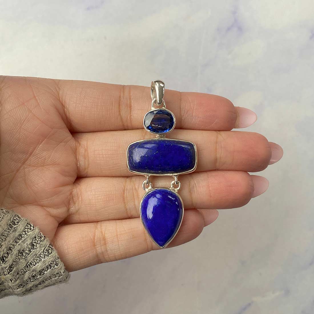 Lapis Pendant-(LLP-P-56.)