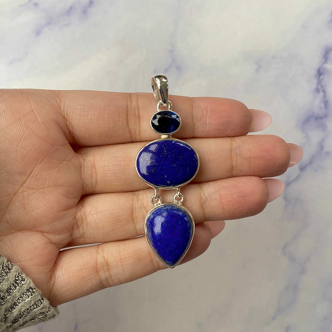 Lapis Pendant-(LLP-P-60.)