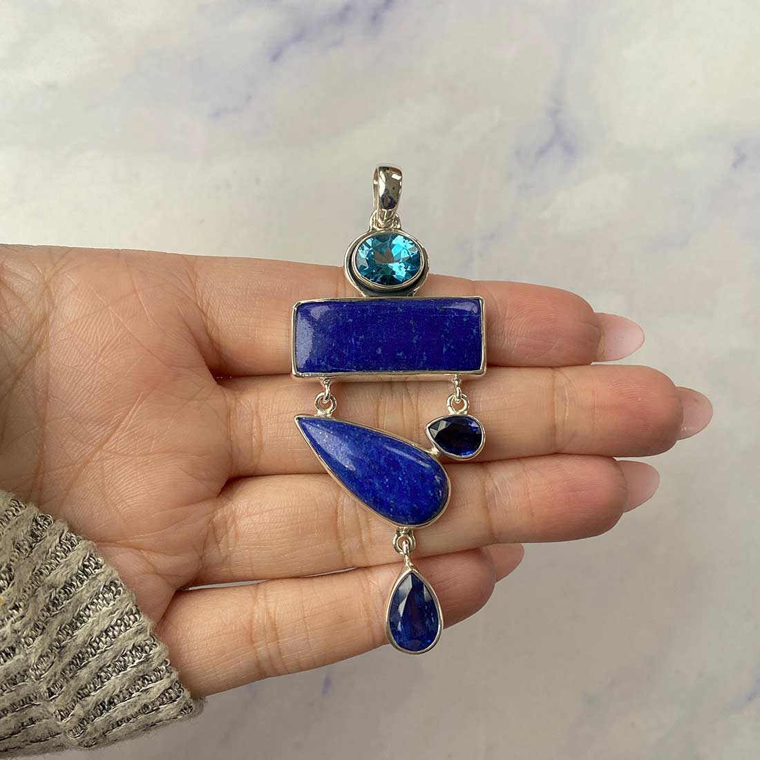 Lapis Pendant-(LLP-P-62.)