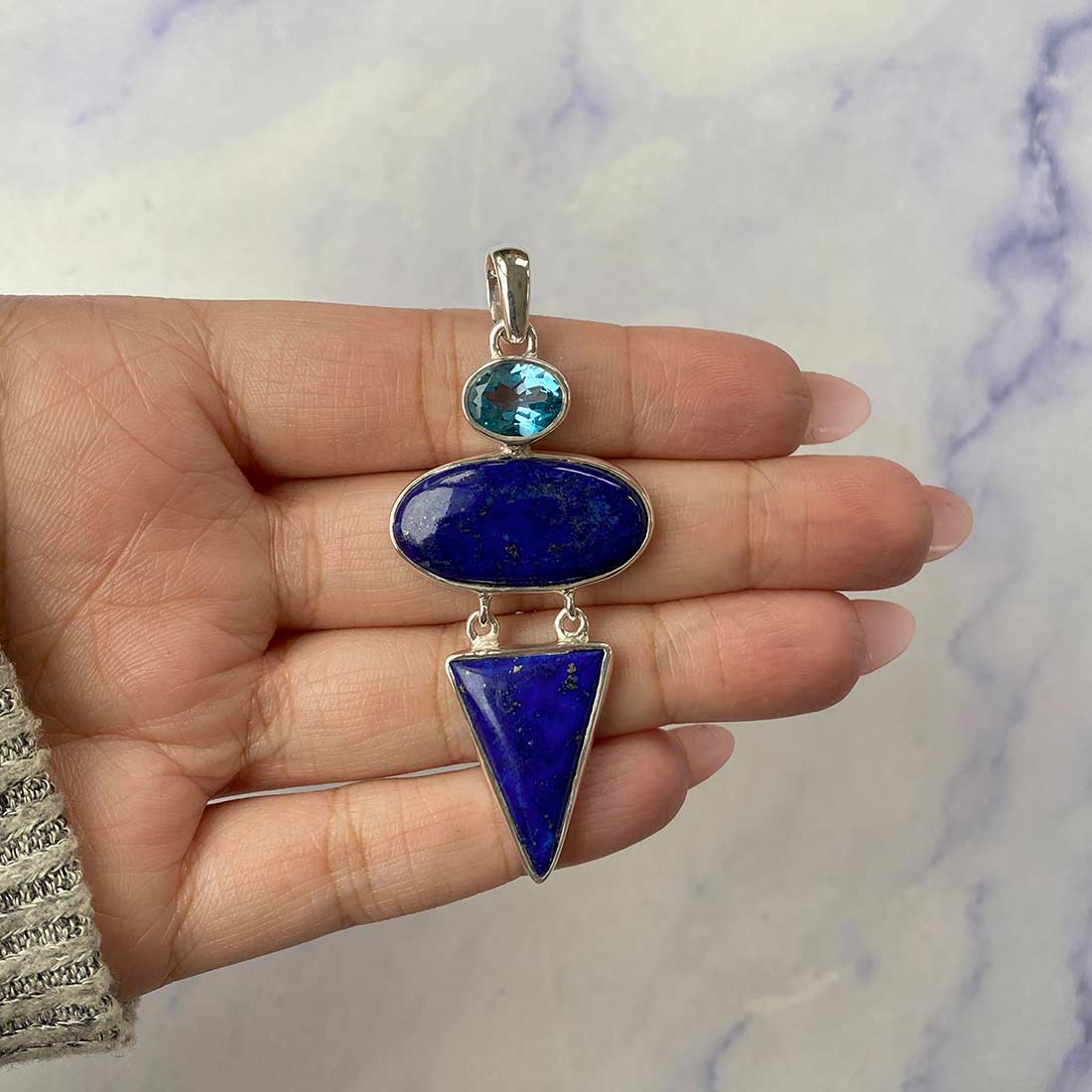 Lapis Pendant-(LLP-P-70.)