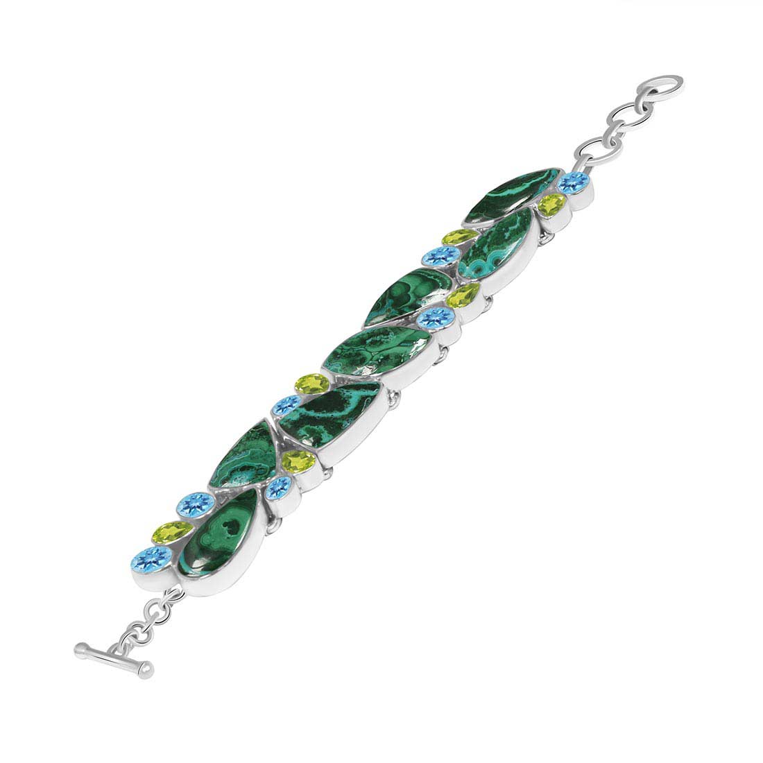 Azurite Malachite Bracelet-(MLC-B-1.)