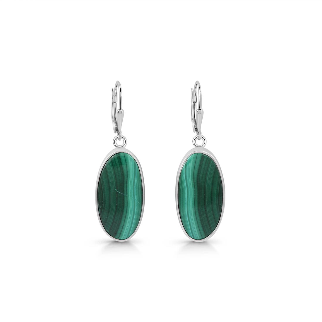 Malachite Earring-(MLC-E-10)