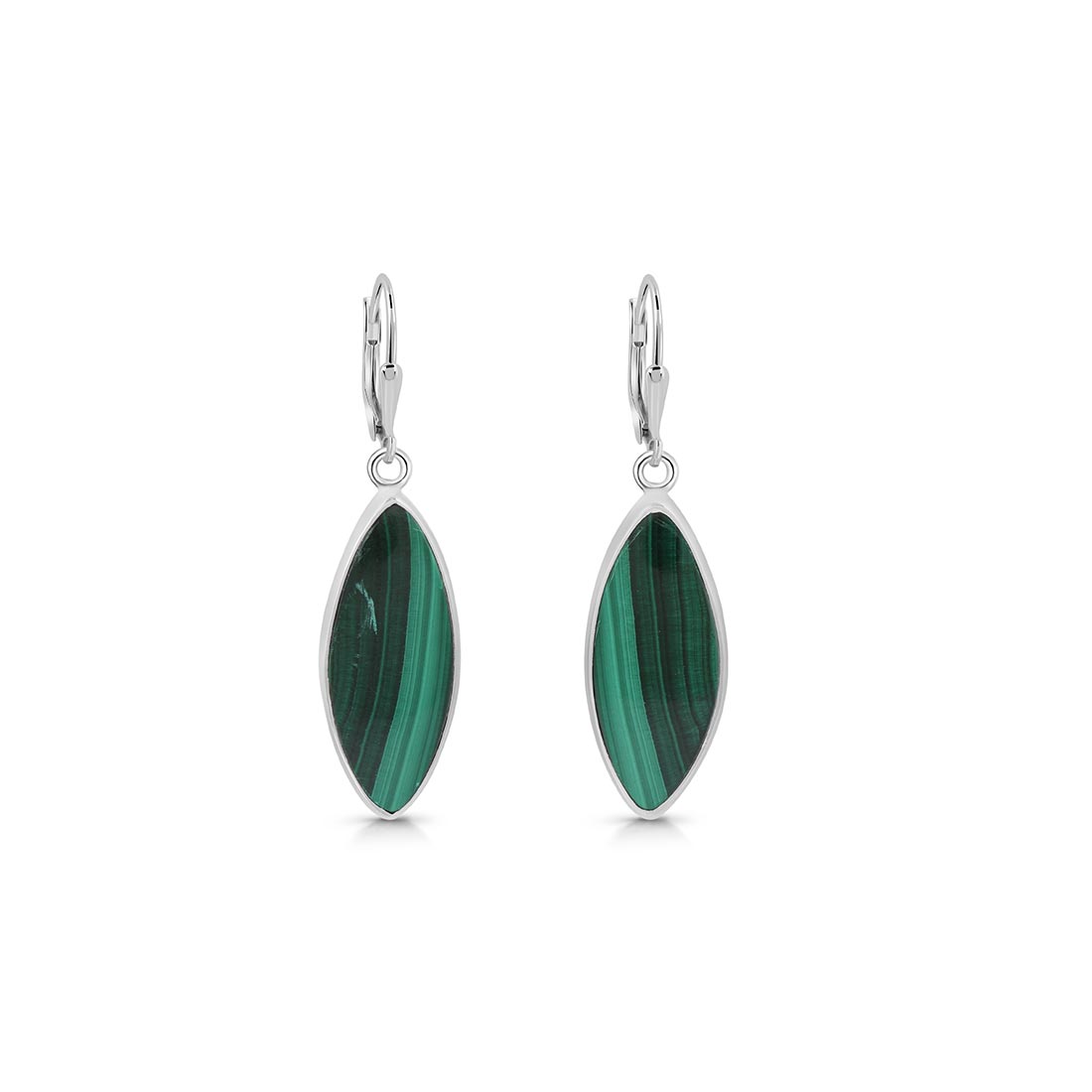 Malachite Earring-(MLC-E-11)