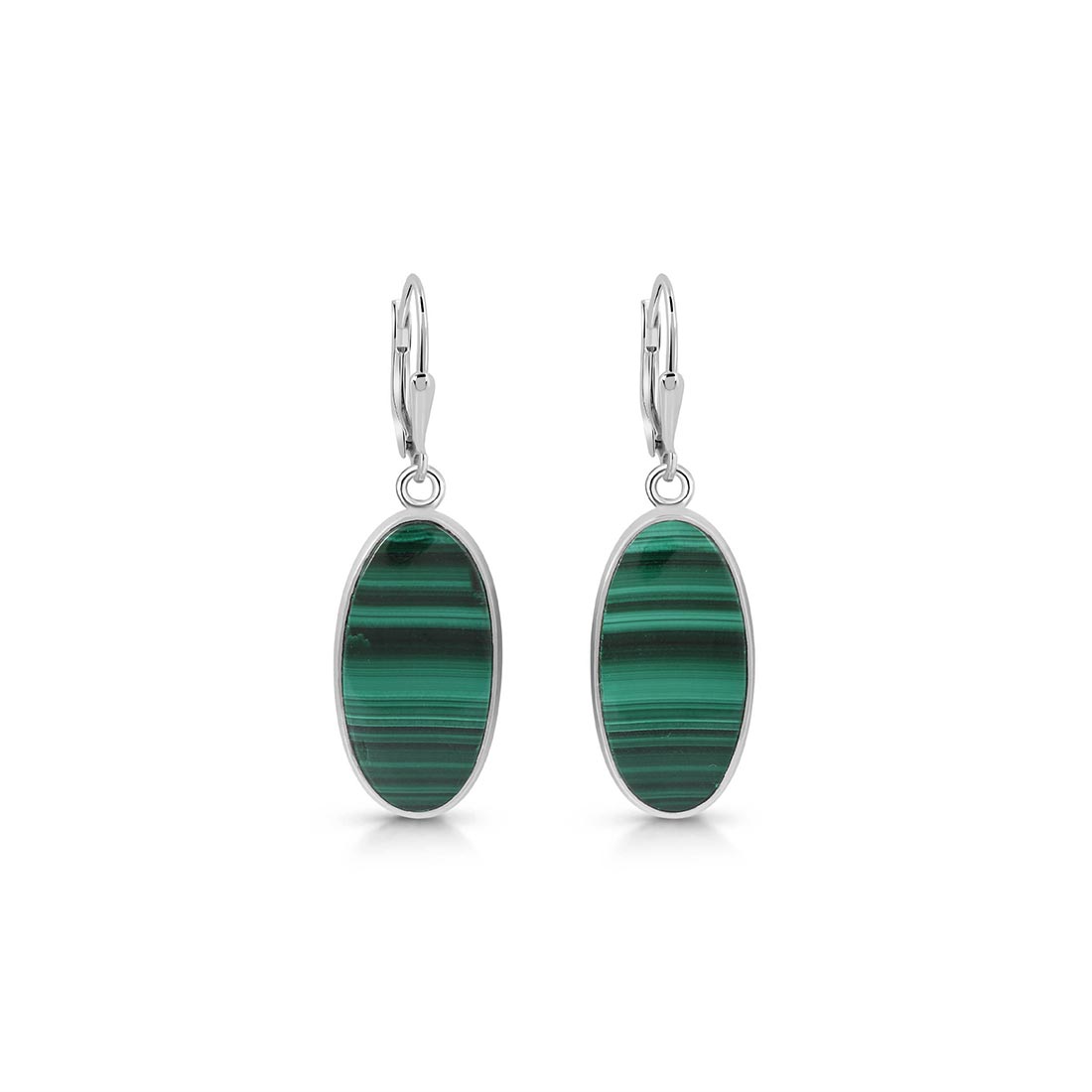 Malachite Earring-(MLC-E-12)