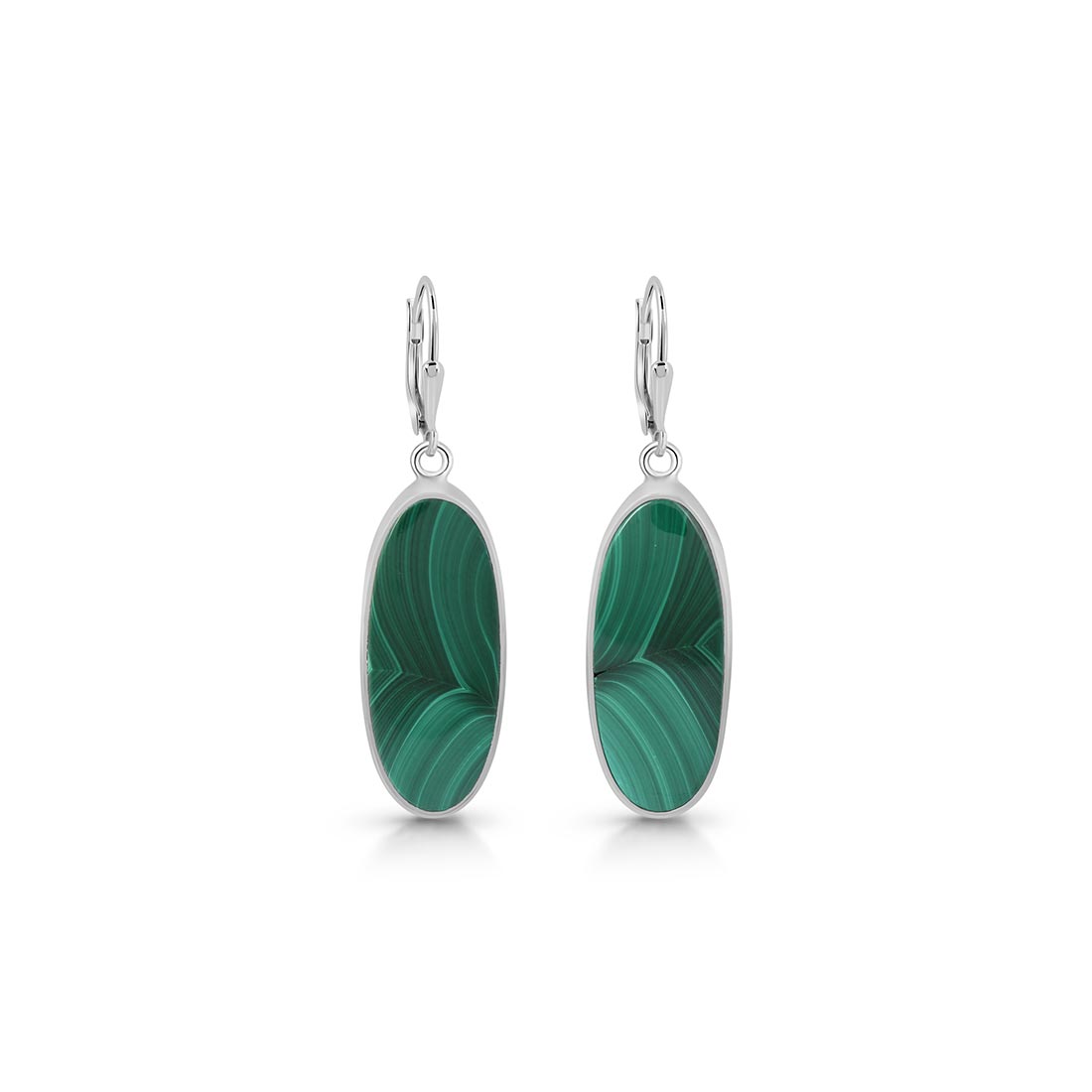 Malachite Earring-(MLC-E-13)