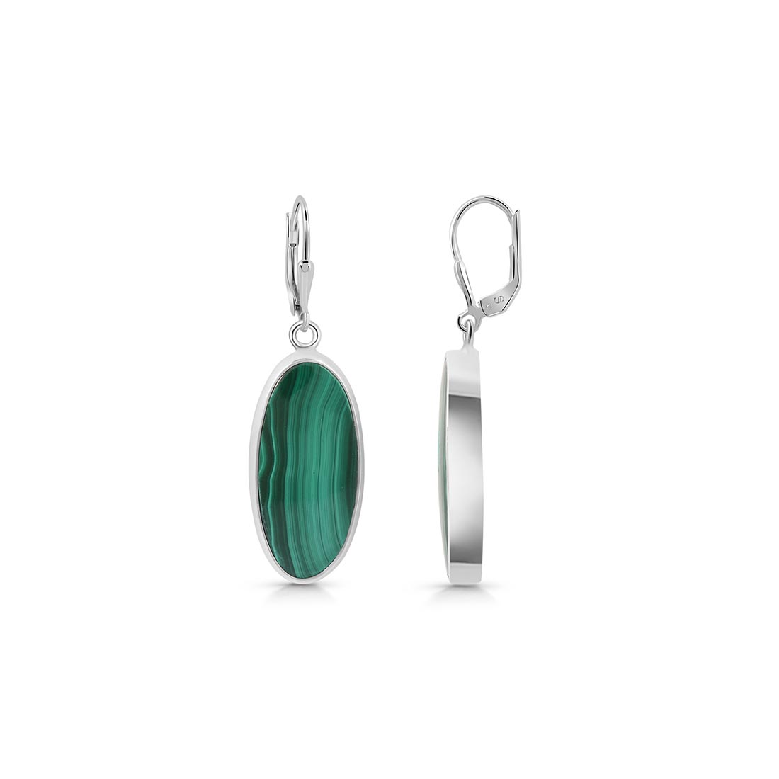 Malachite Earring-(MLC-E-7)