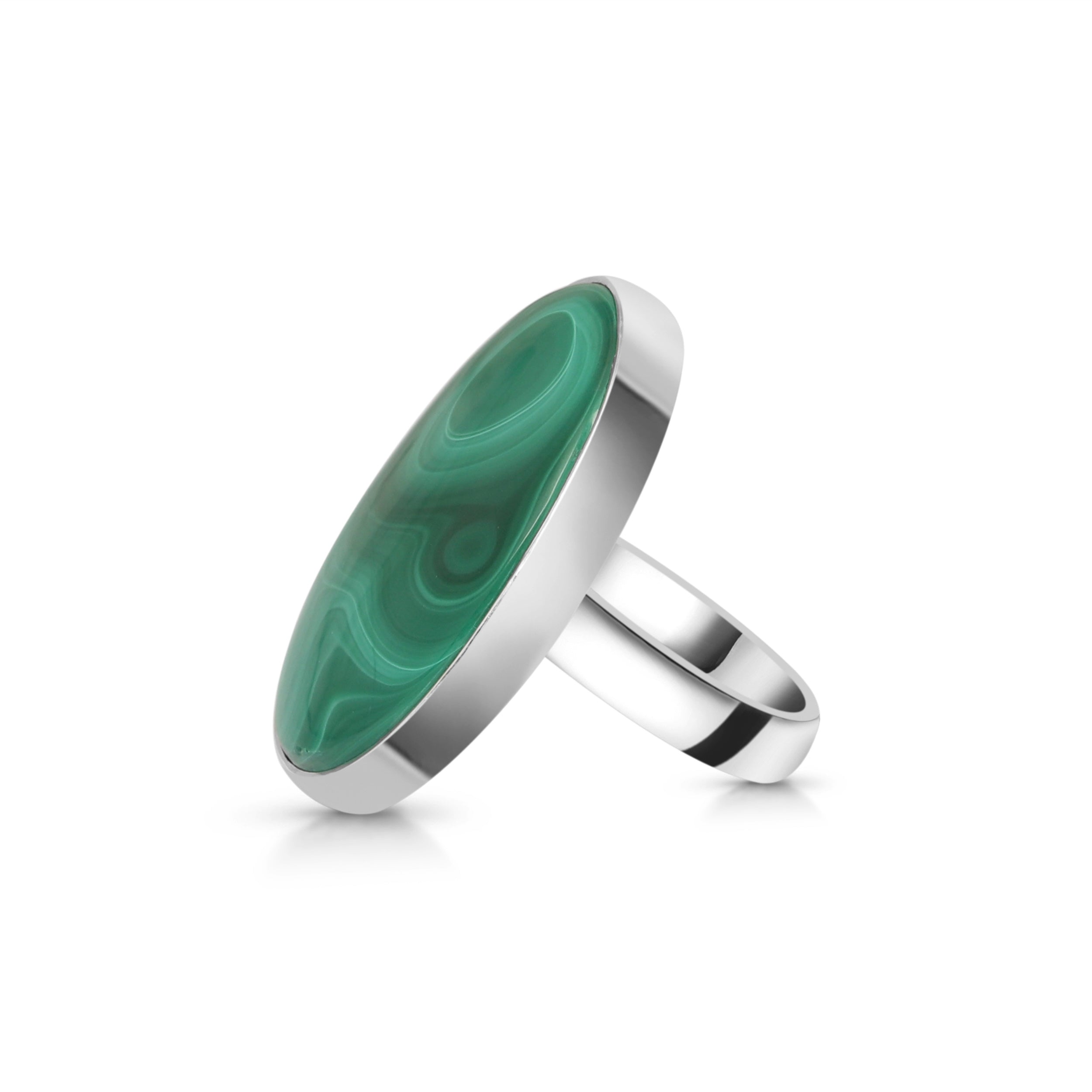 Malachite Adjustable Ring-(MLC-R-12.)