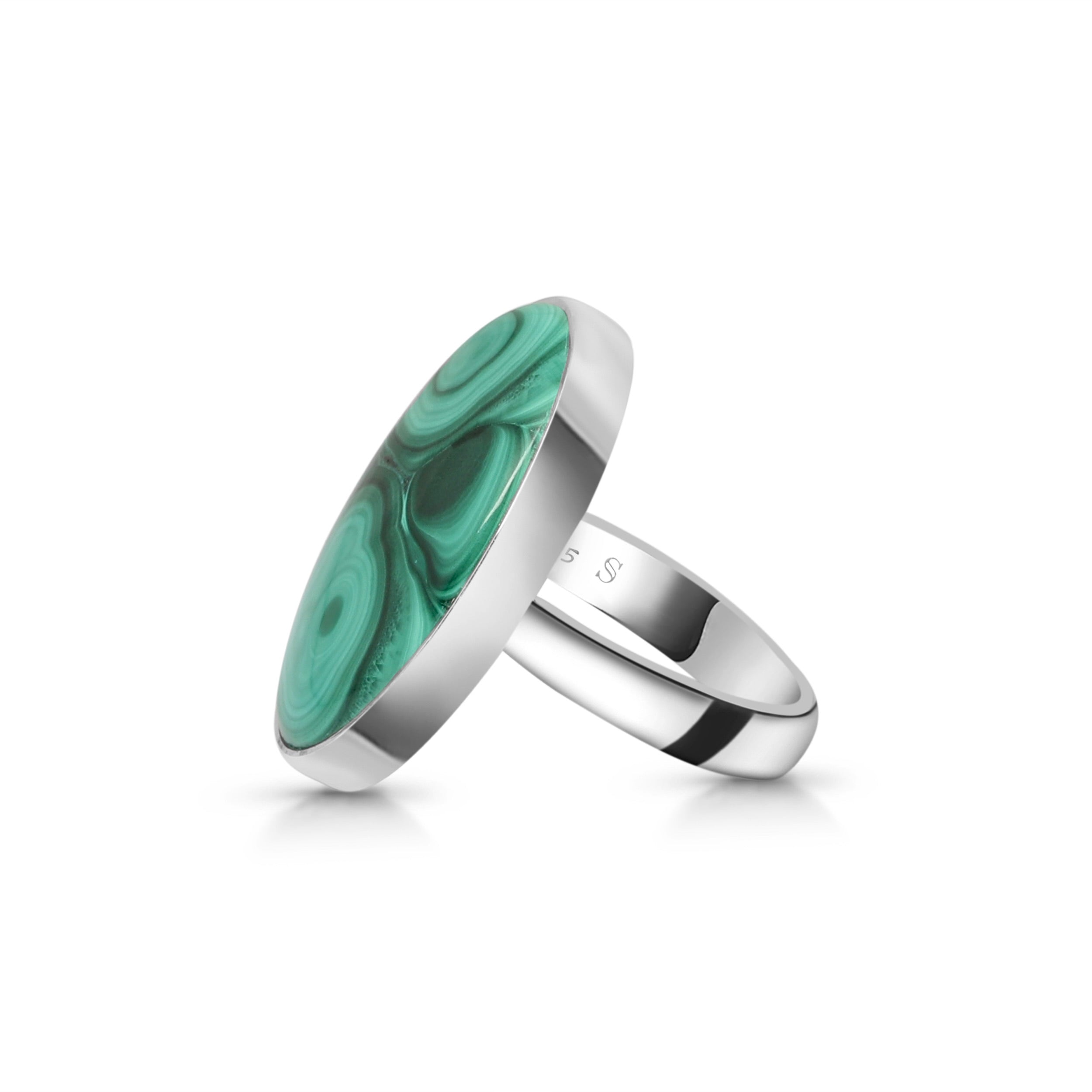 Malachite Adjustable Ring-(MLC-R-13.)