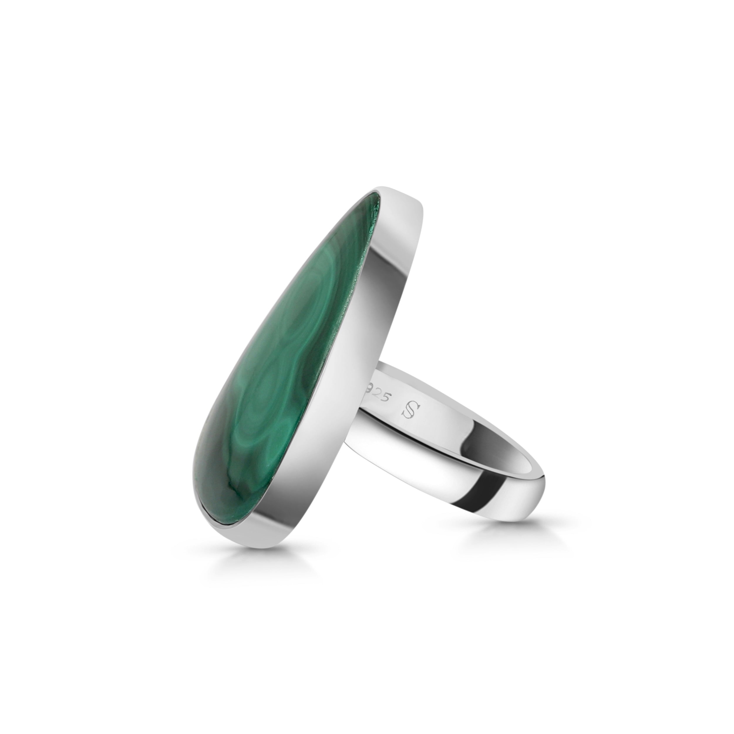 Malachite Adjustable Ring-(MLC-R-2.)