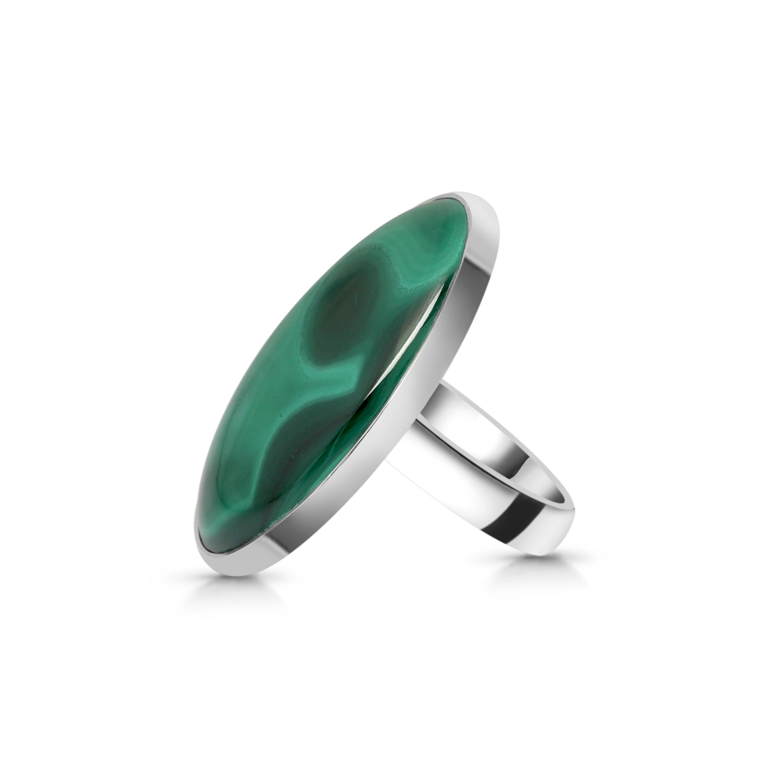 Malachite Adjustable Ring-(MLC-R-3.)