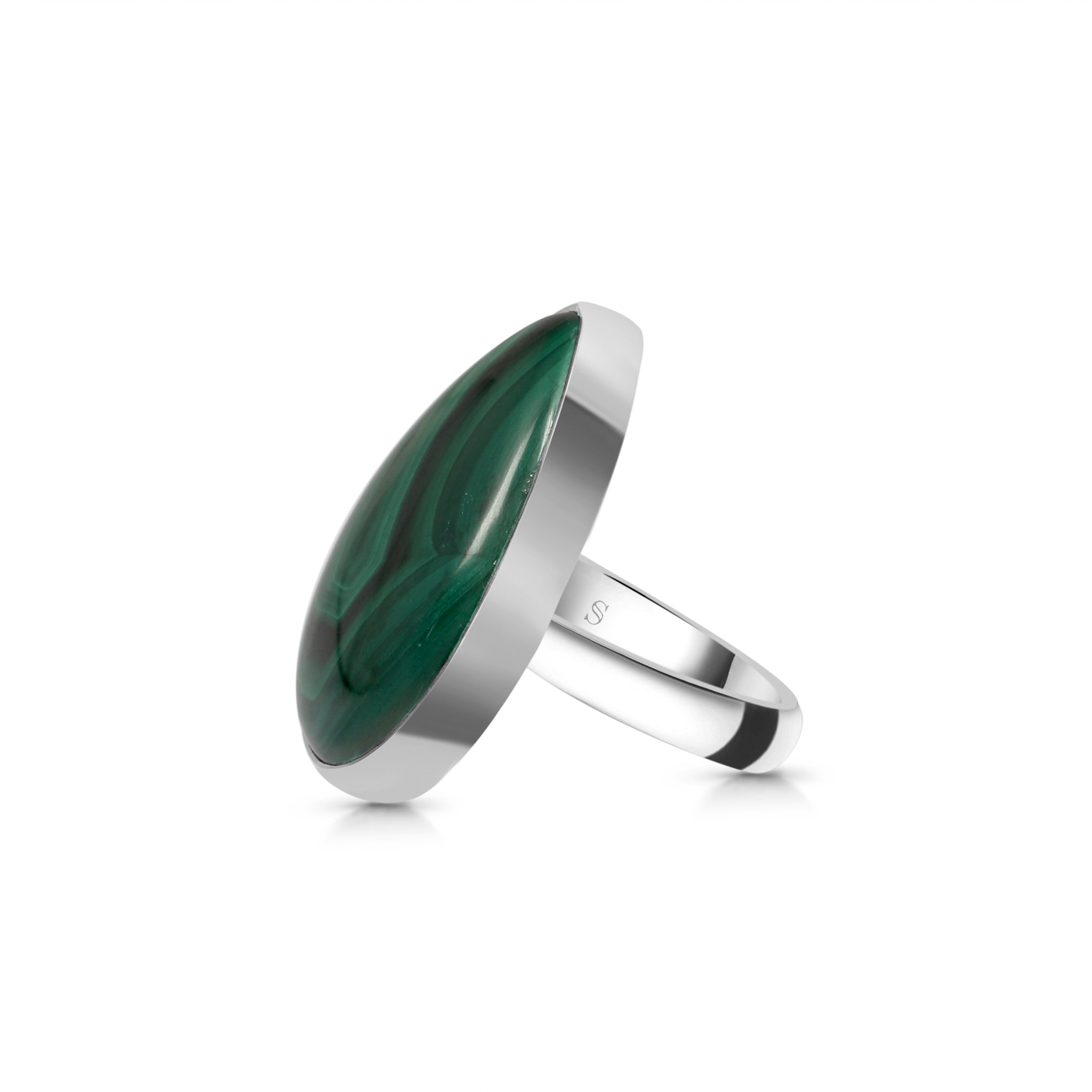 Malachite Adjustable Ring-(MLC-R-30.)