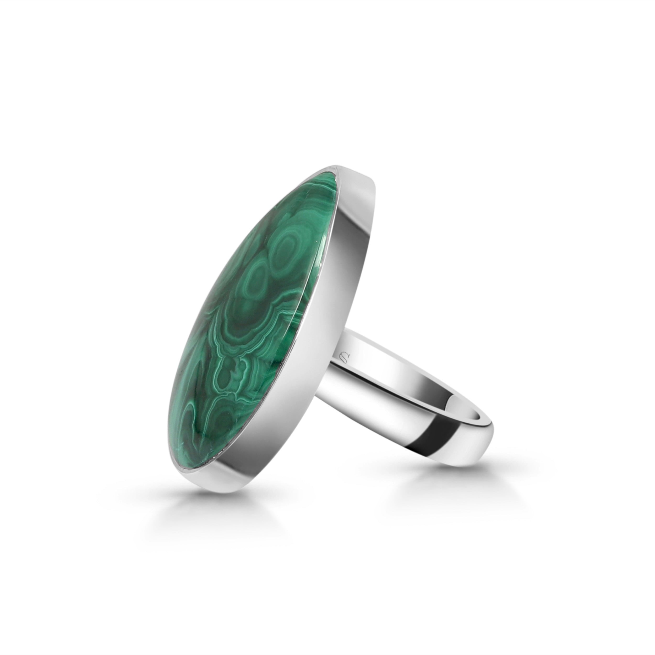 Malachite Adjustable Ring-(MLC-R-4.)