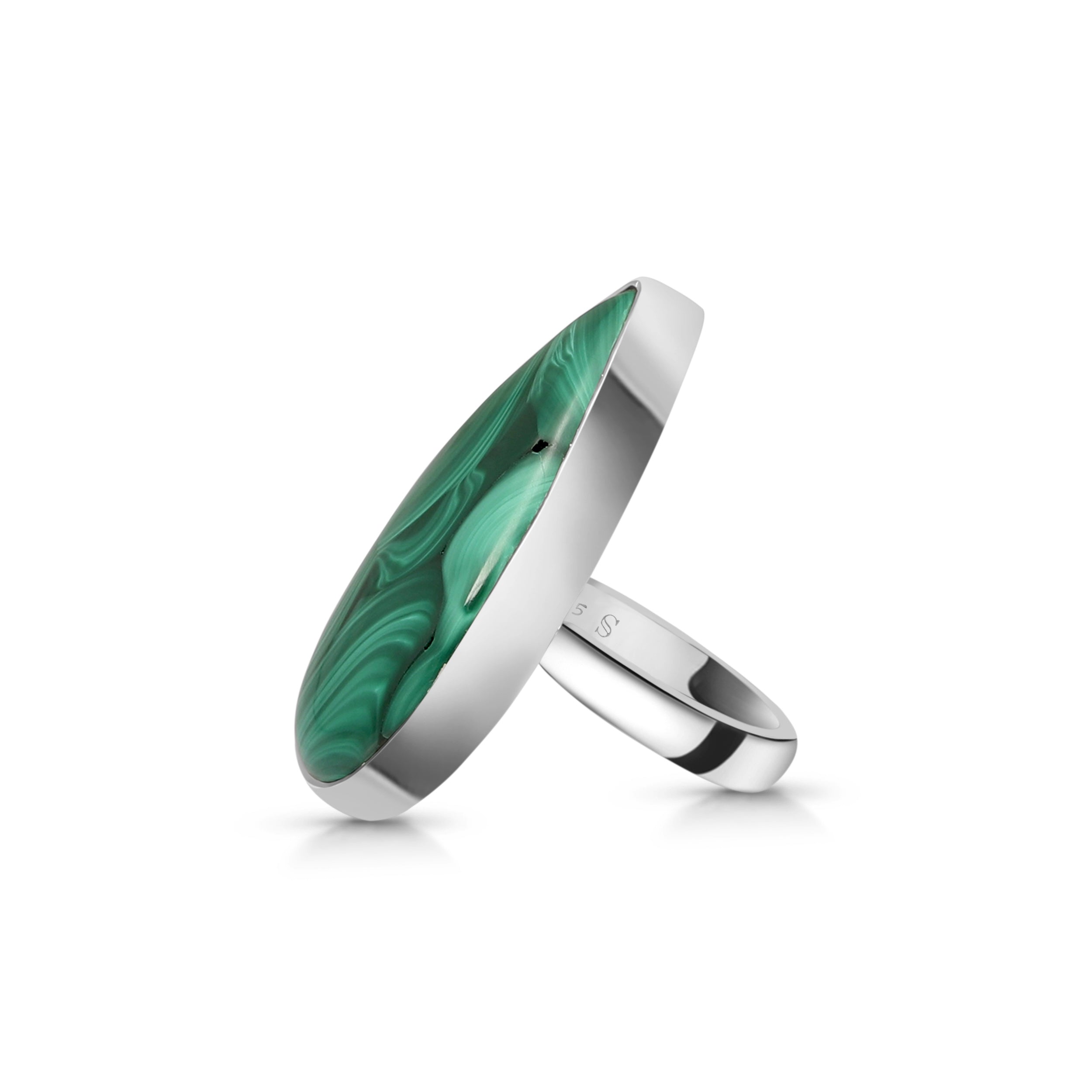 Malachite Adjustable Ring-(MLC-R-5.)