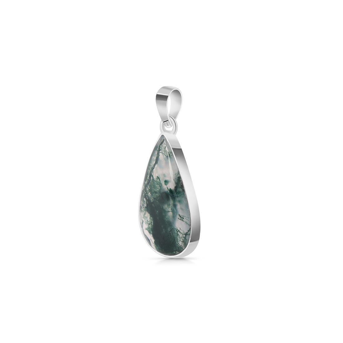 Moss Agate Pendant-(MOA-P-1.)