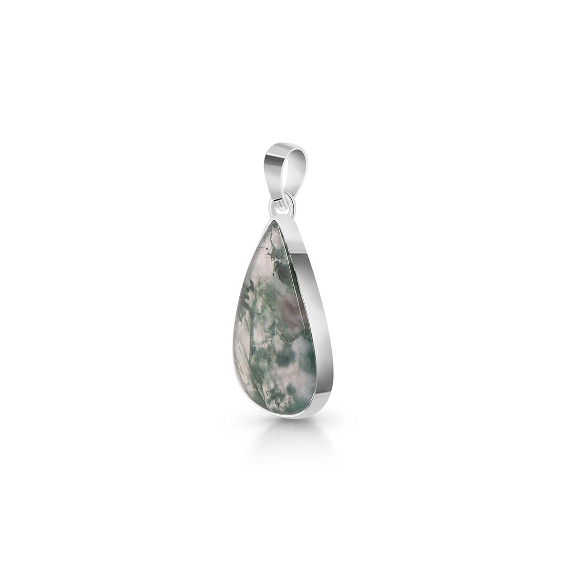 Moss Agate Pendant-(MOA-P-15.)