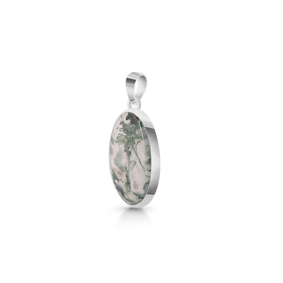 Moss Agate Pendant-(MOA-P-16.)