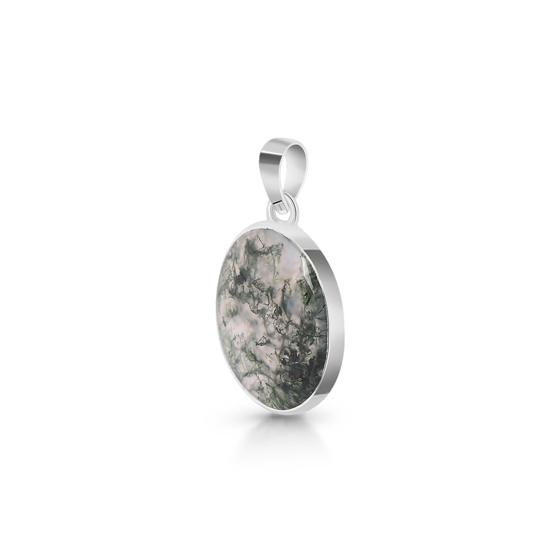 Moss Agate Pendant-(MOA-P-2.)