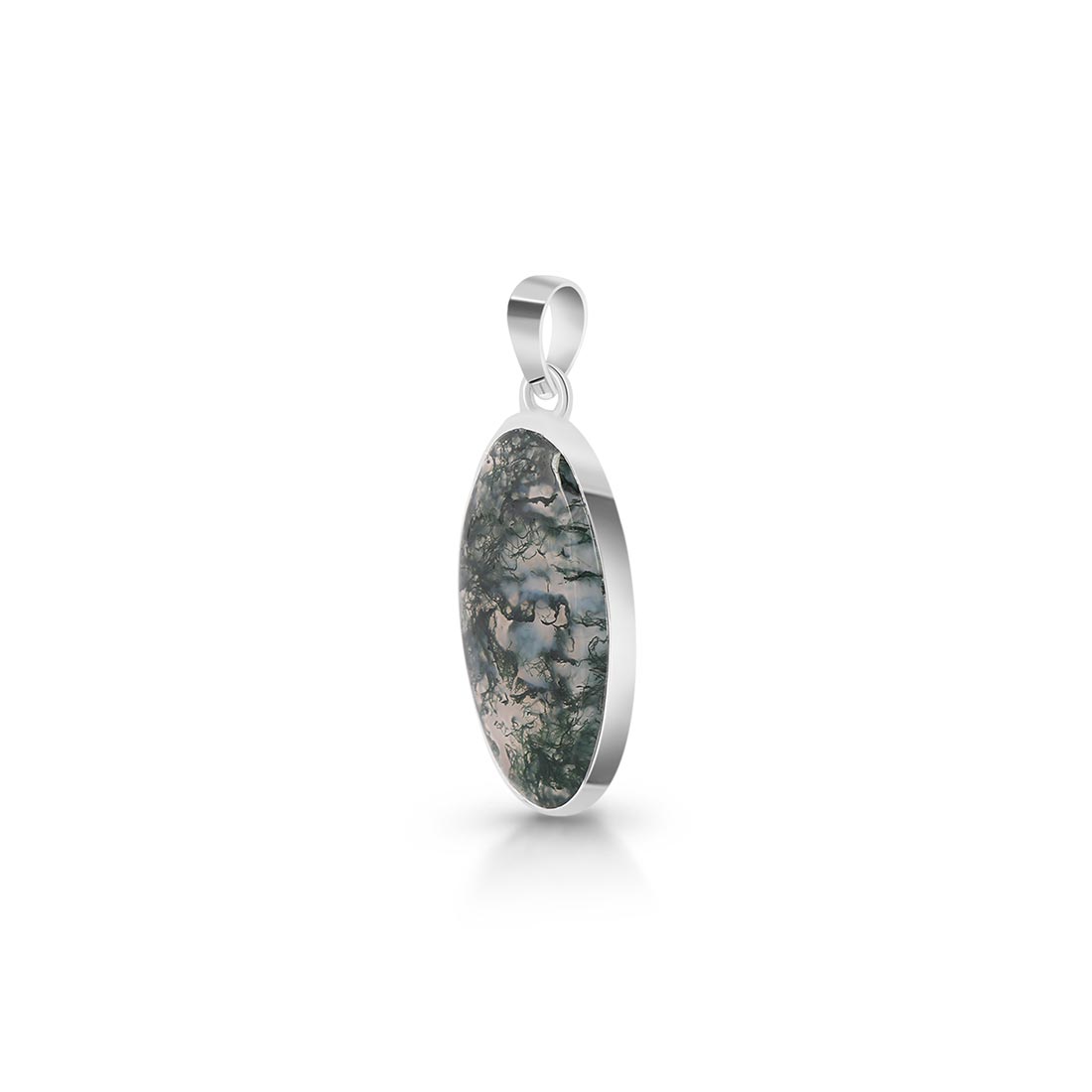 Moss Agate Pendant-(MOA-P-29.)