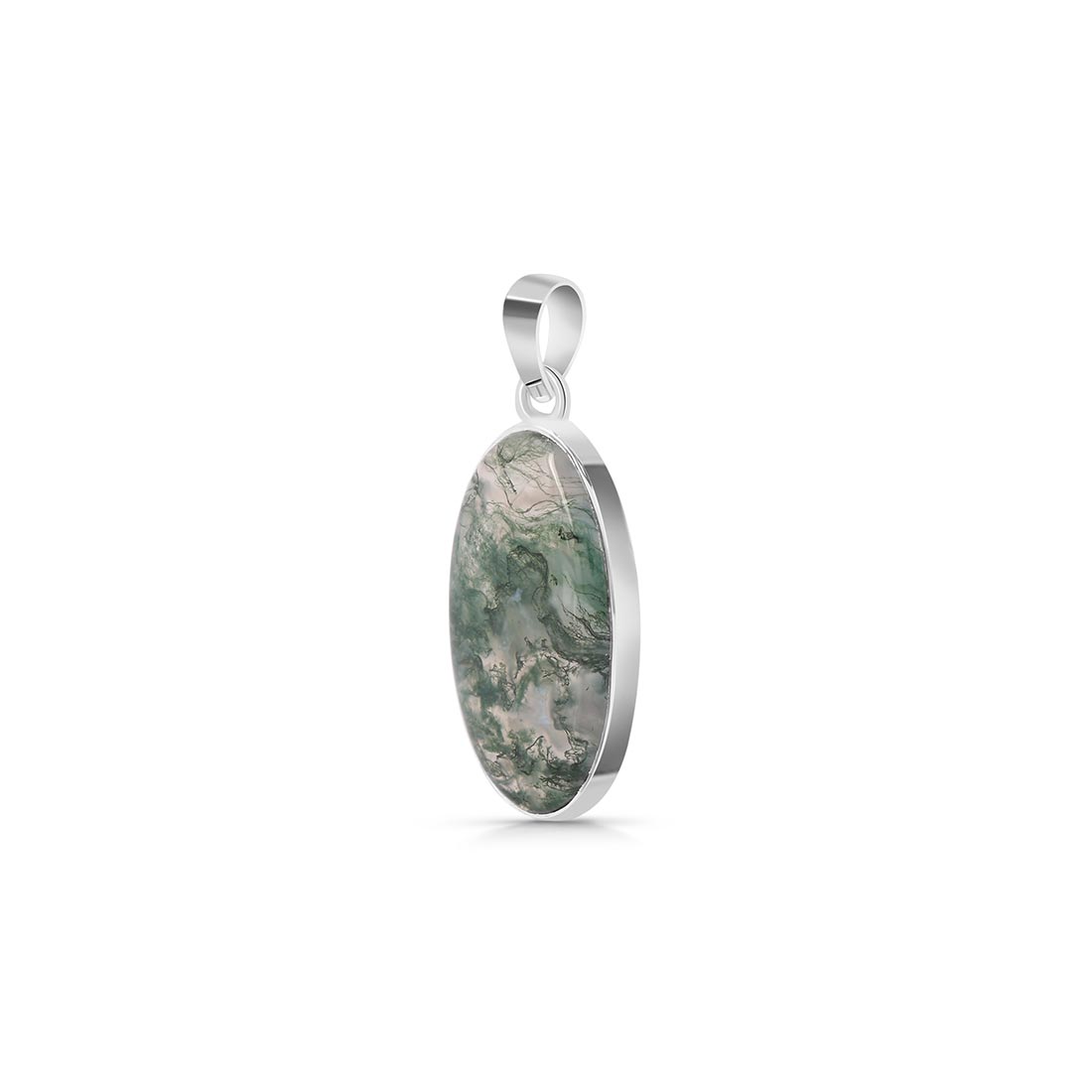 Moss Agate Pendant-(MOA-P-5.)