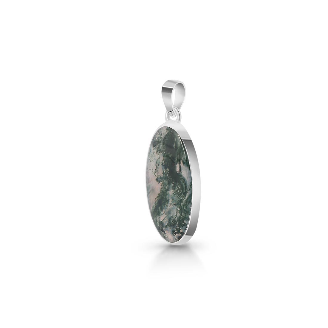 Moss Agate Pendant-(MOA-P-8.)