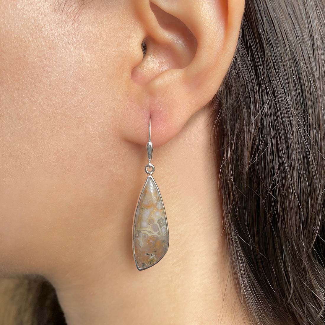 Ocean Jasper Earring-(OCJ-E-21.)