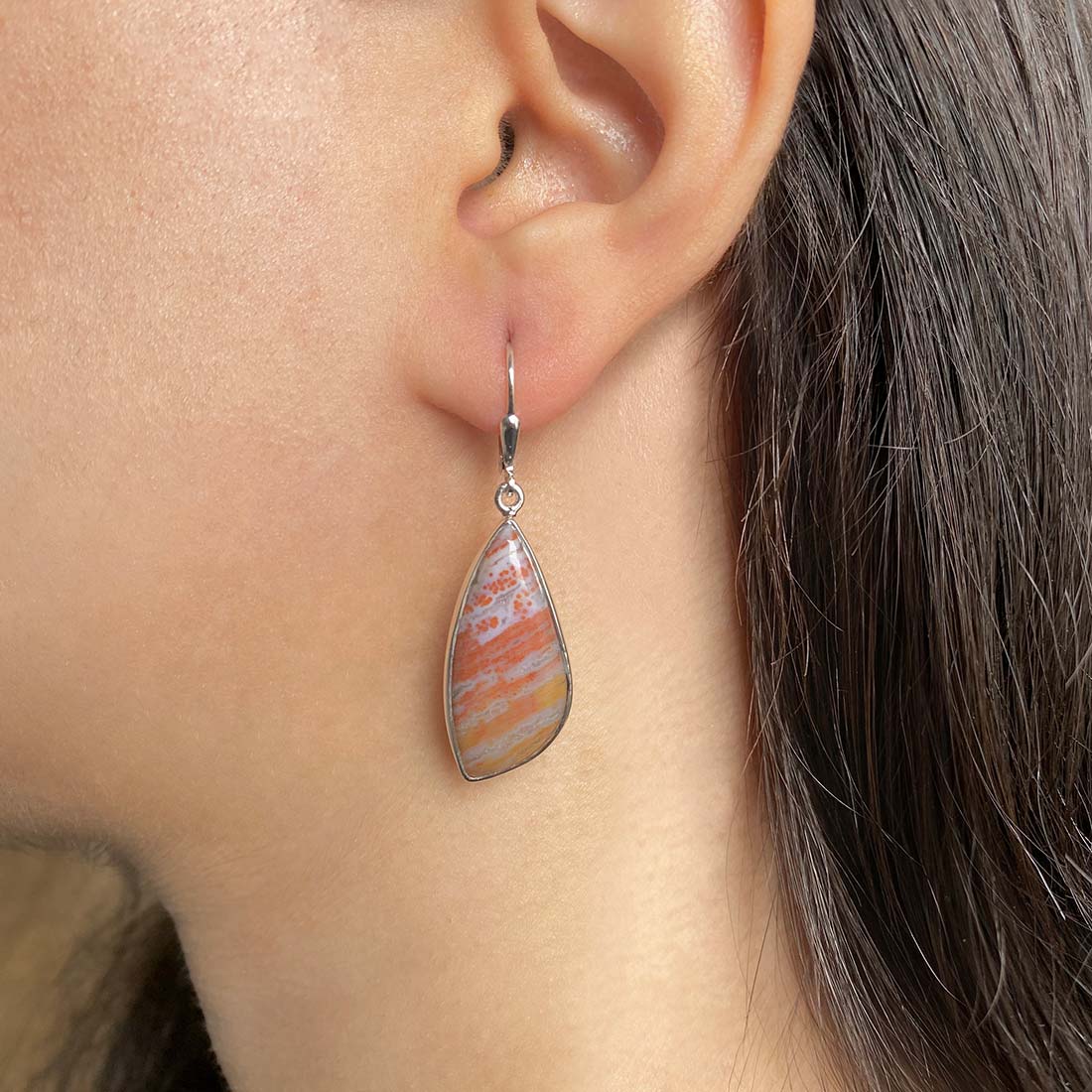 Ocean Jasper Earring-(OCJ-E-23.)