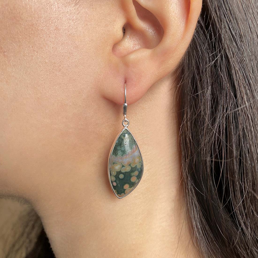 Ocean Jasper Earring-(OCJ-E-25.)