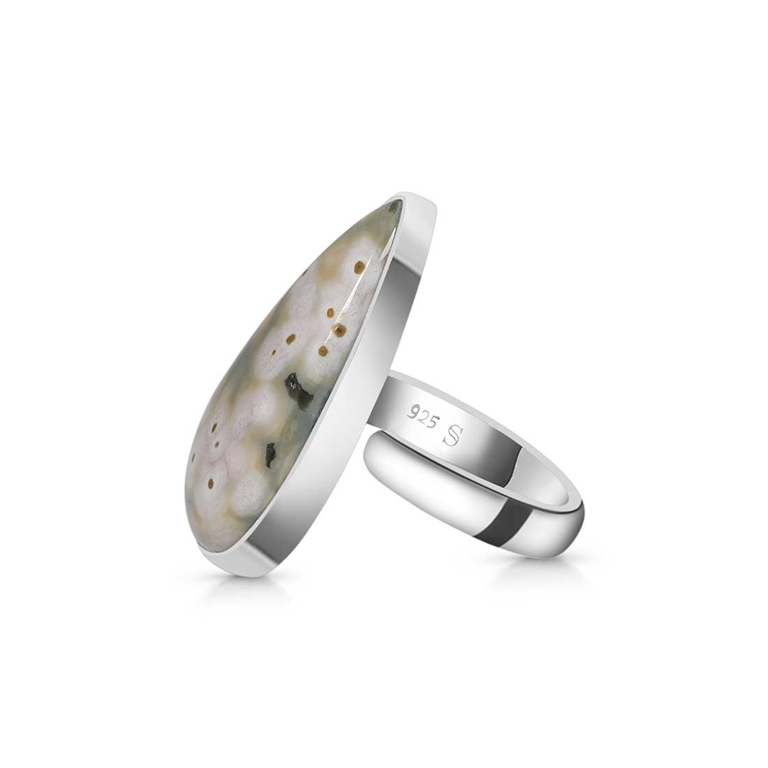 Ocean Jasper Adjustable Ring-(OCJ-R-12.)