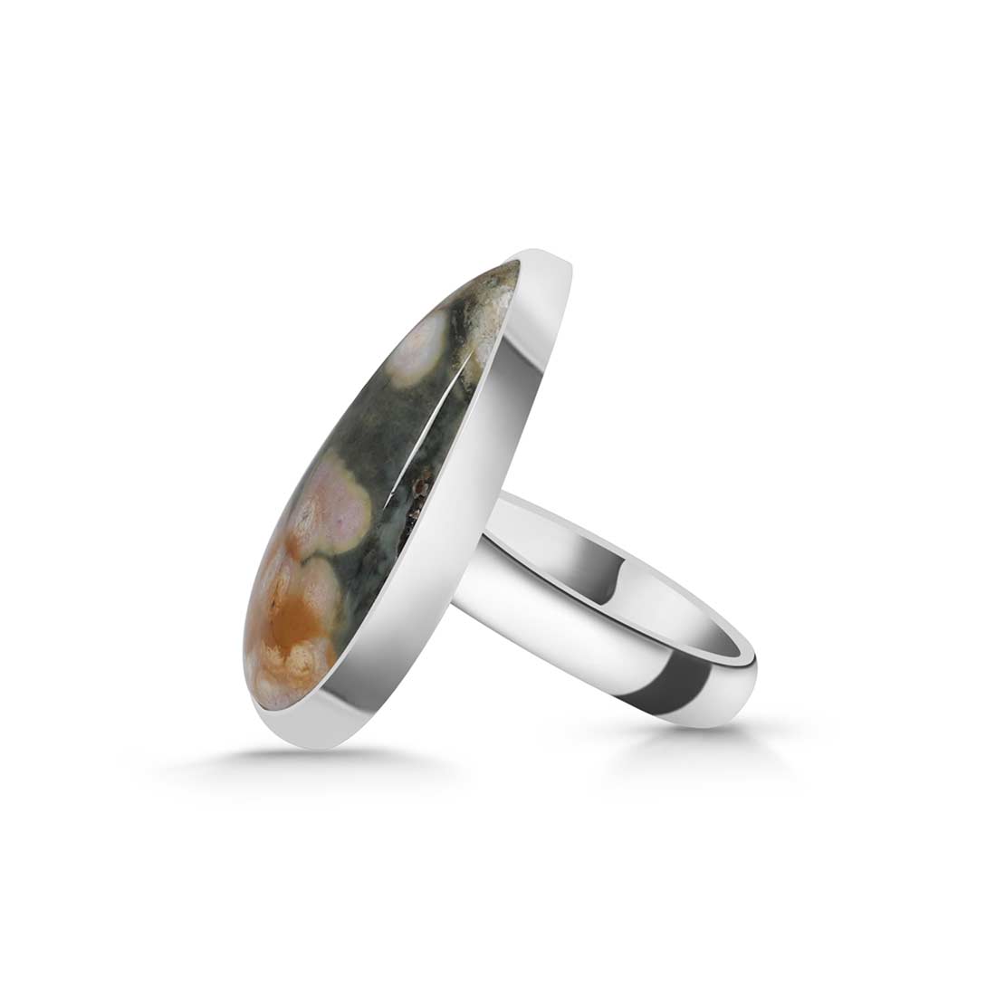 Ocean Jasper Adjustable Ring-(OCJ-R-25.)