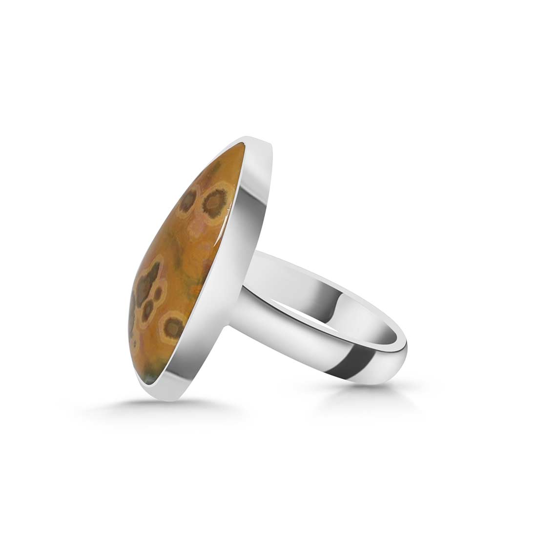 Ocean Jasper Adjustable Ring-(OCJ-R-7.)