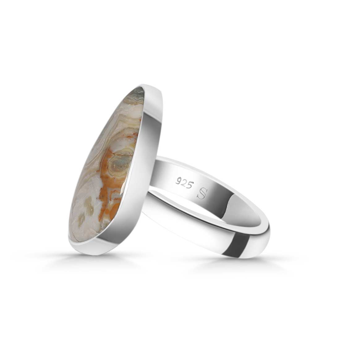 Ocean Jasper Adjustable Ring-(OCJ-R-9.)