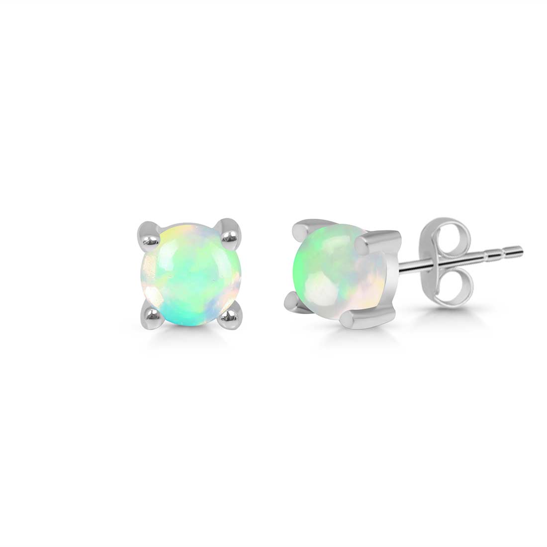 Opal Stud Earring-(OPL-SE-1068.)