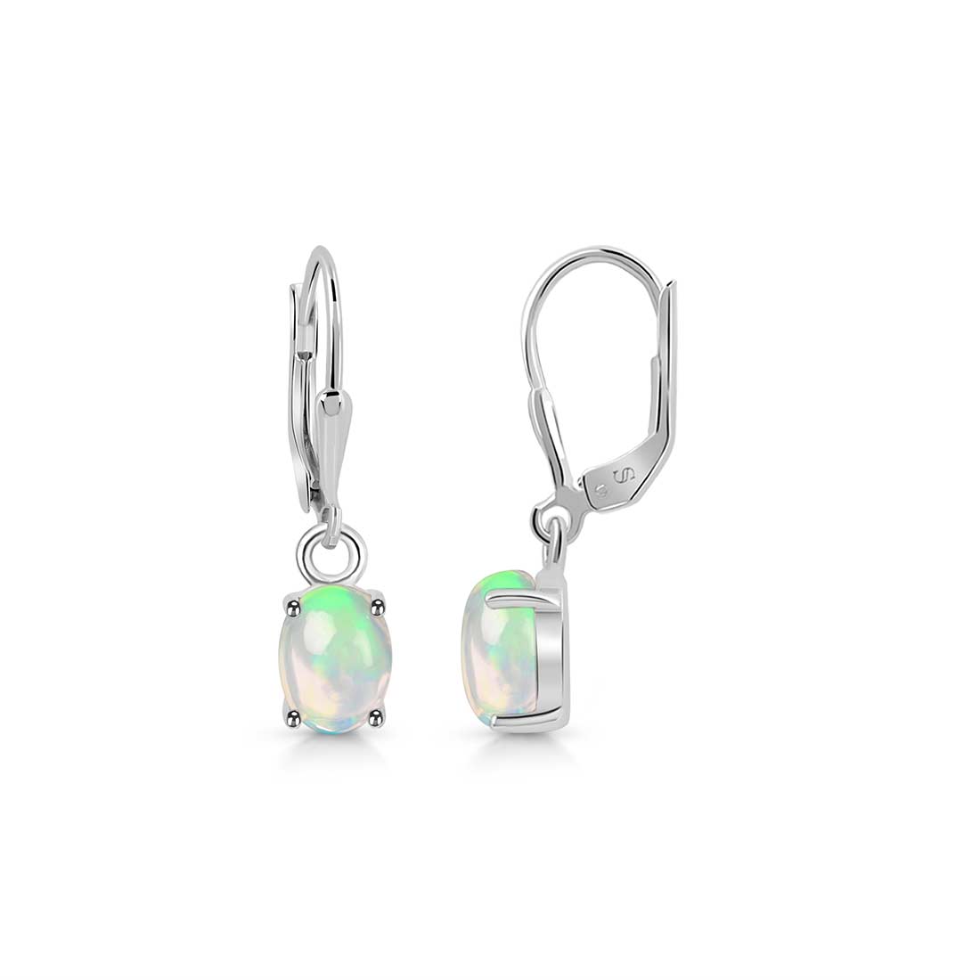 Opal Leverback Earring-(OPL-SE-1128.)