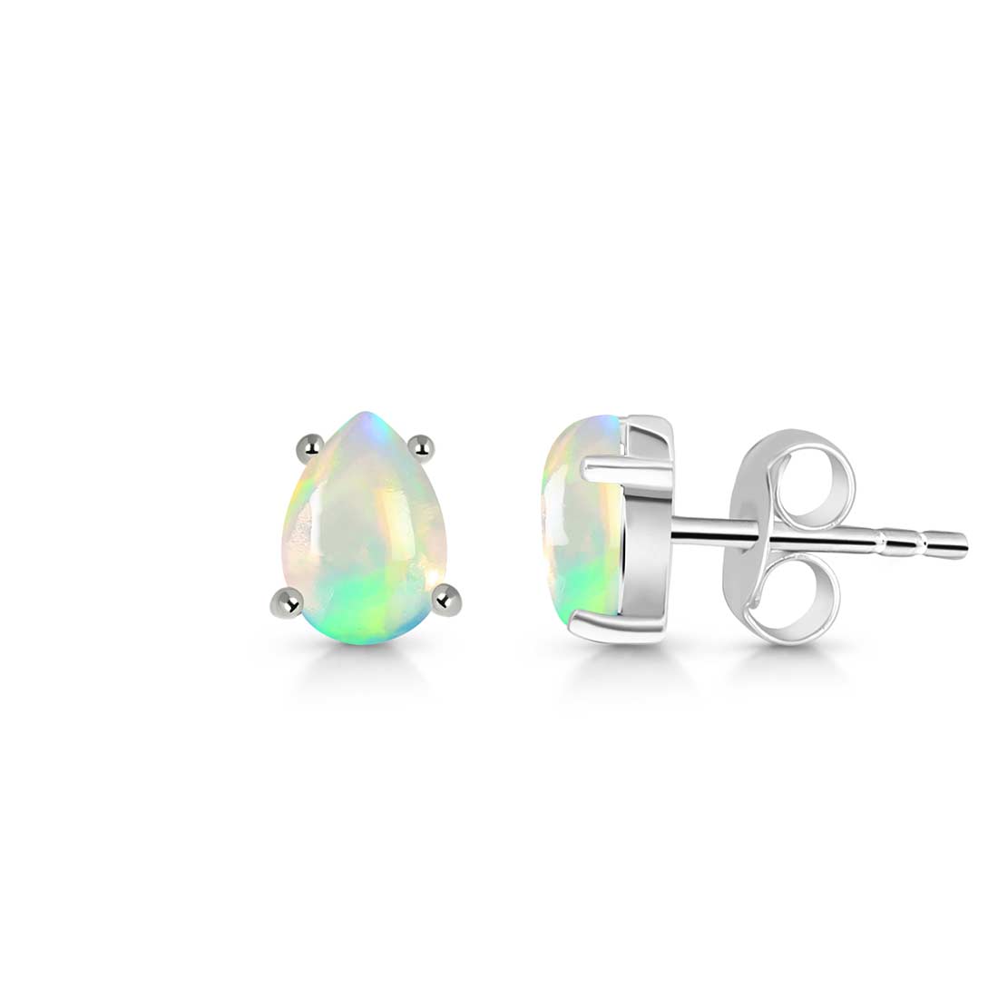 Opal Stud Earring-(OPL-SE-1142.)