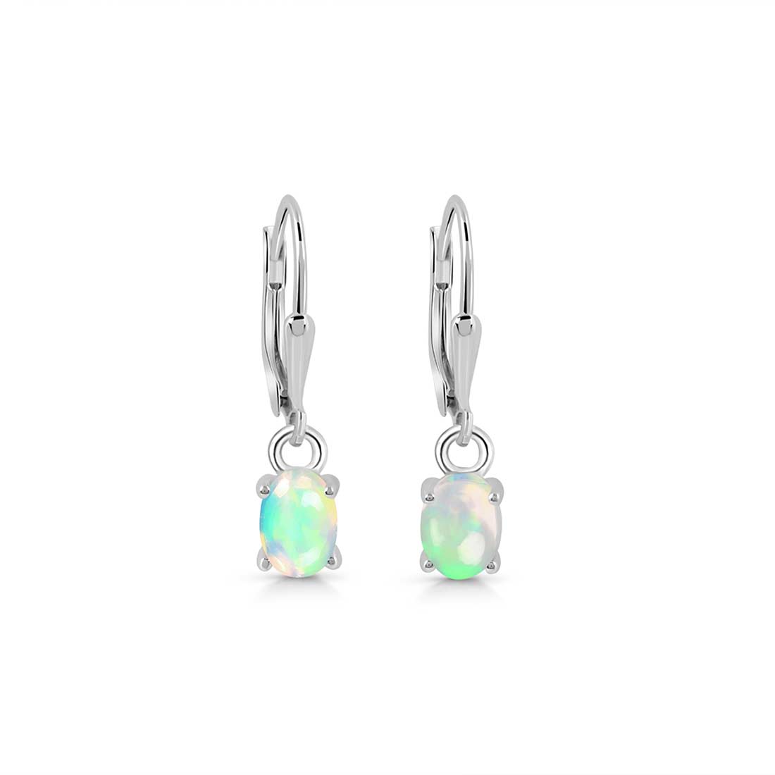 Opal Leverback Earring-(OPL-SE-1177.)