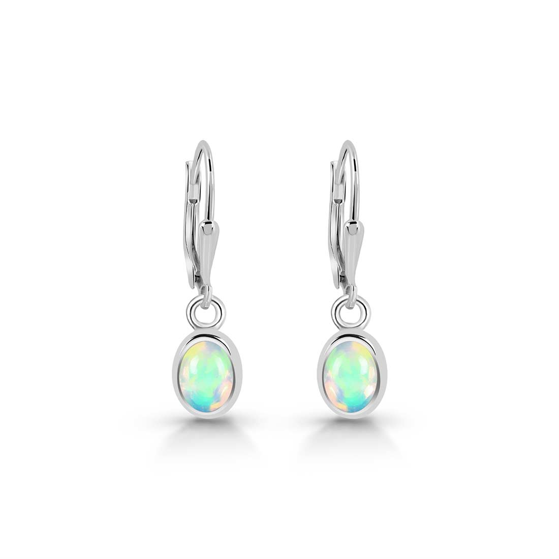 Opal Leverback Earring-(OPL-SE-1285.)