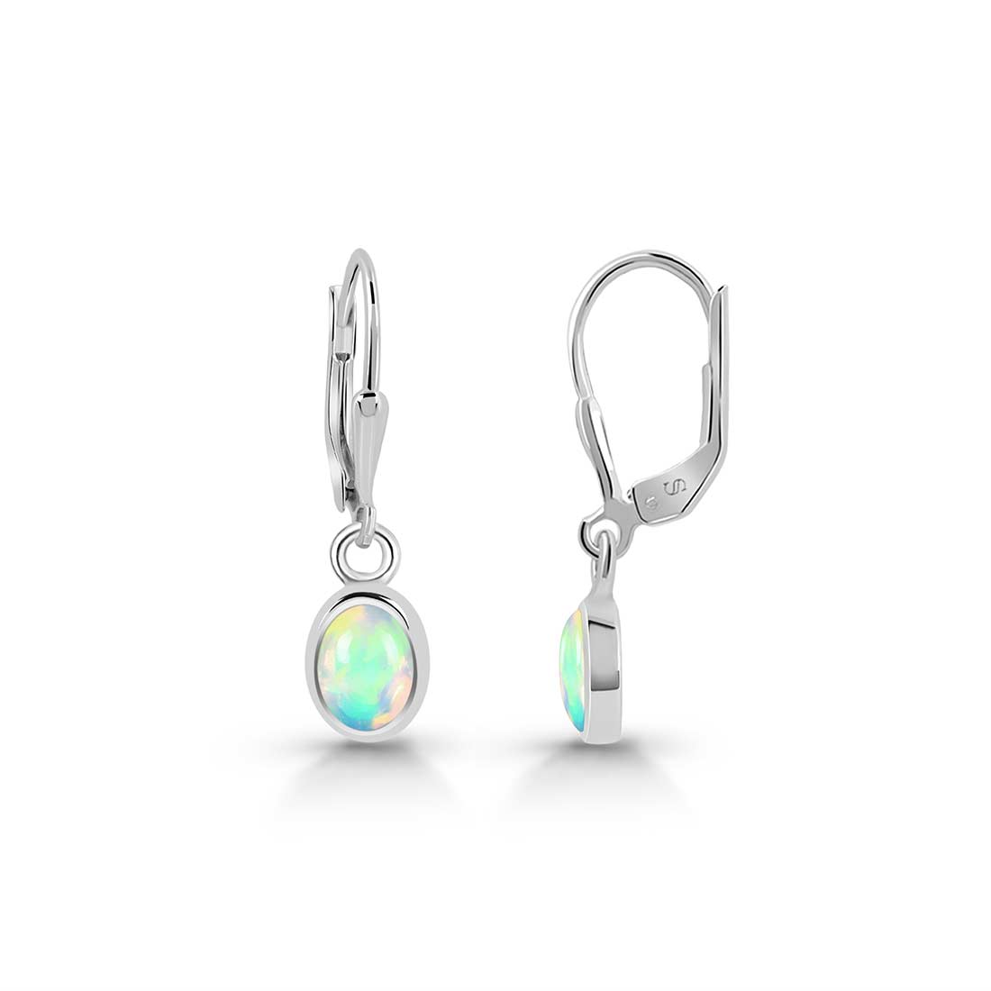 Opal Leverback Earring-(OPL-SE-1285.)