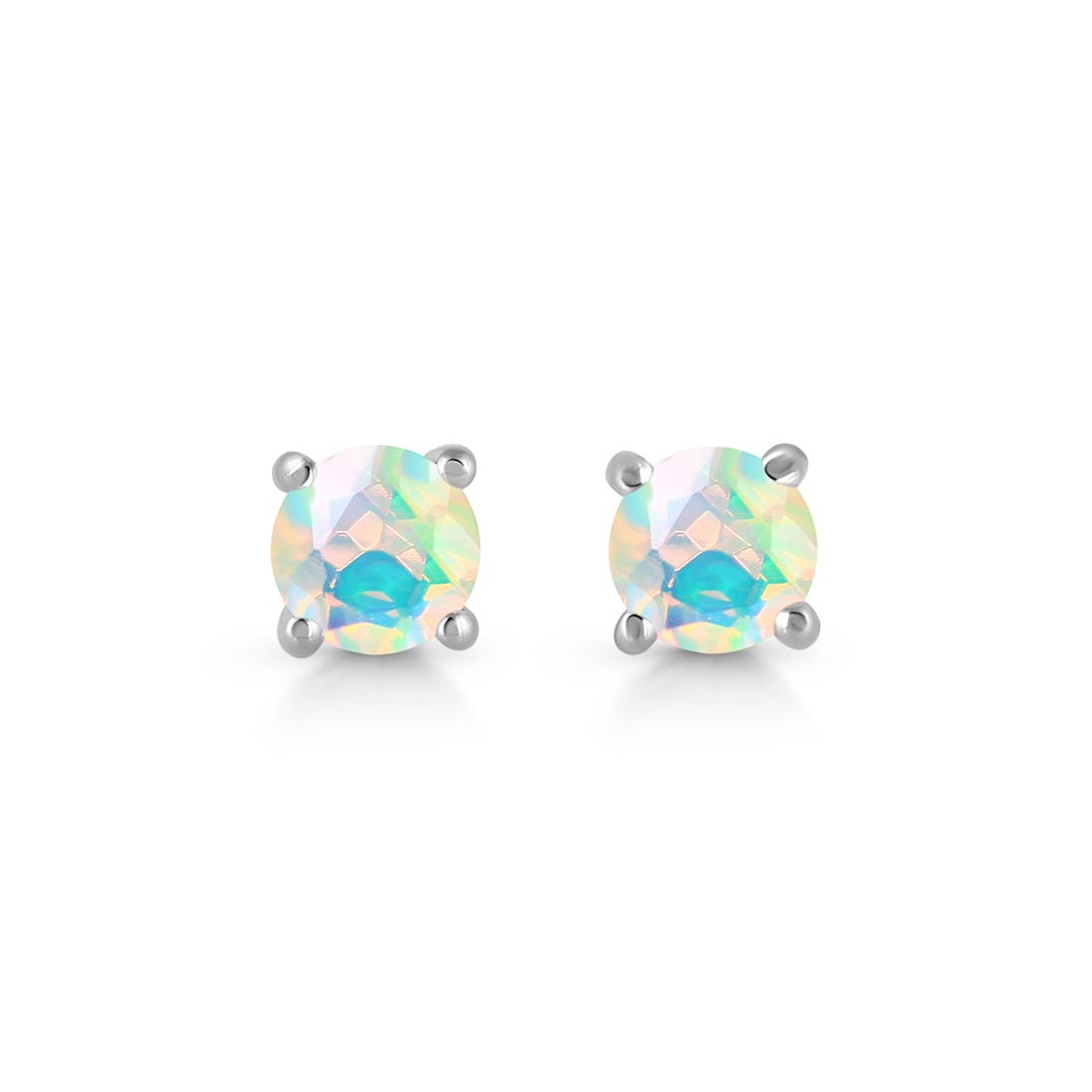 Opal Stud Earring-(OPL-SE-1321.)