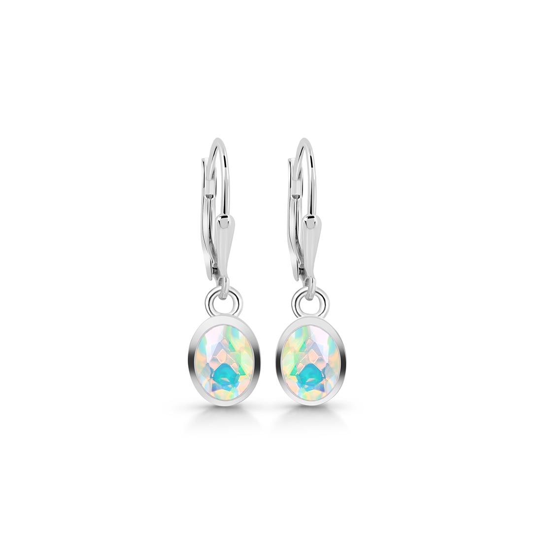 Opal Leverback Earring-(OPL-SE-547.)