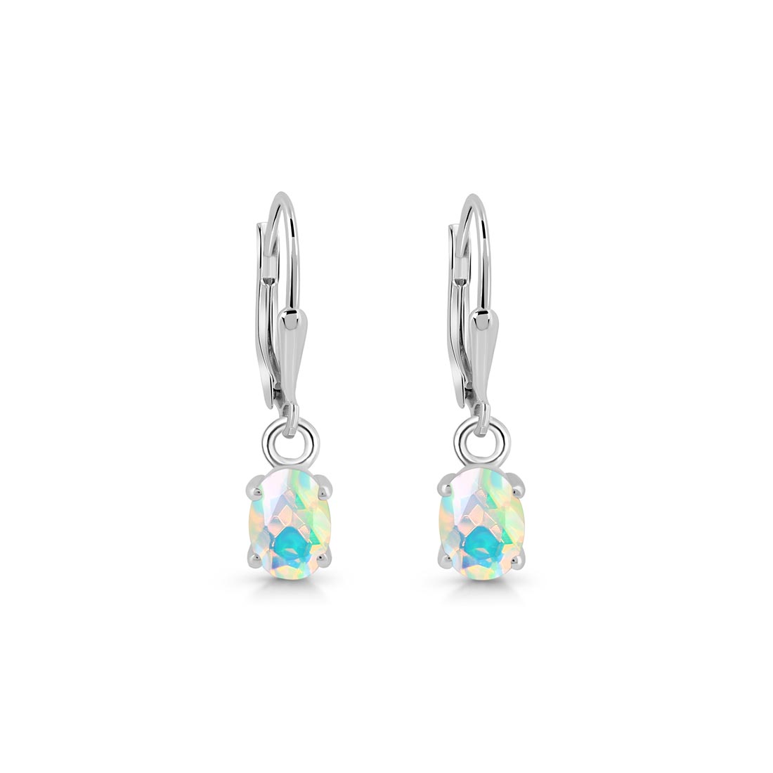 Opal Leverback Earring-(OPL-SE-670.)